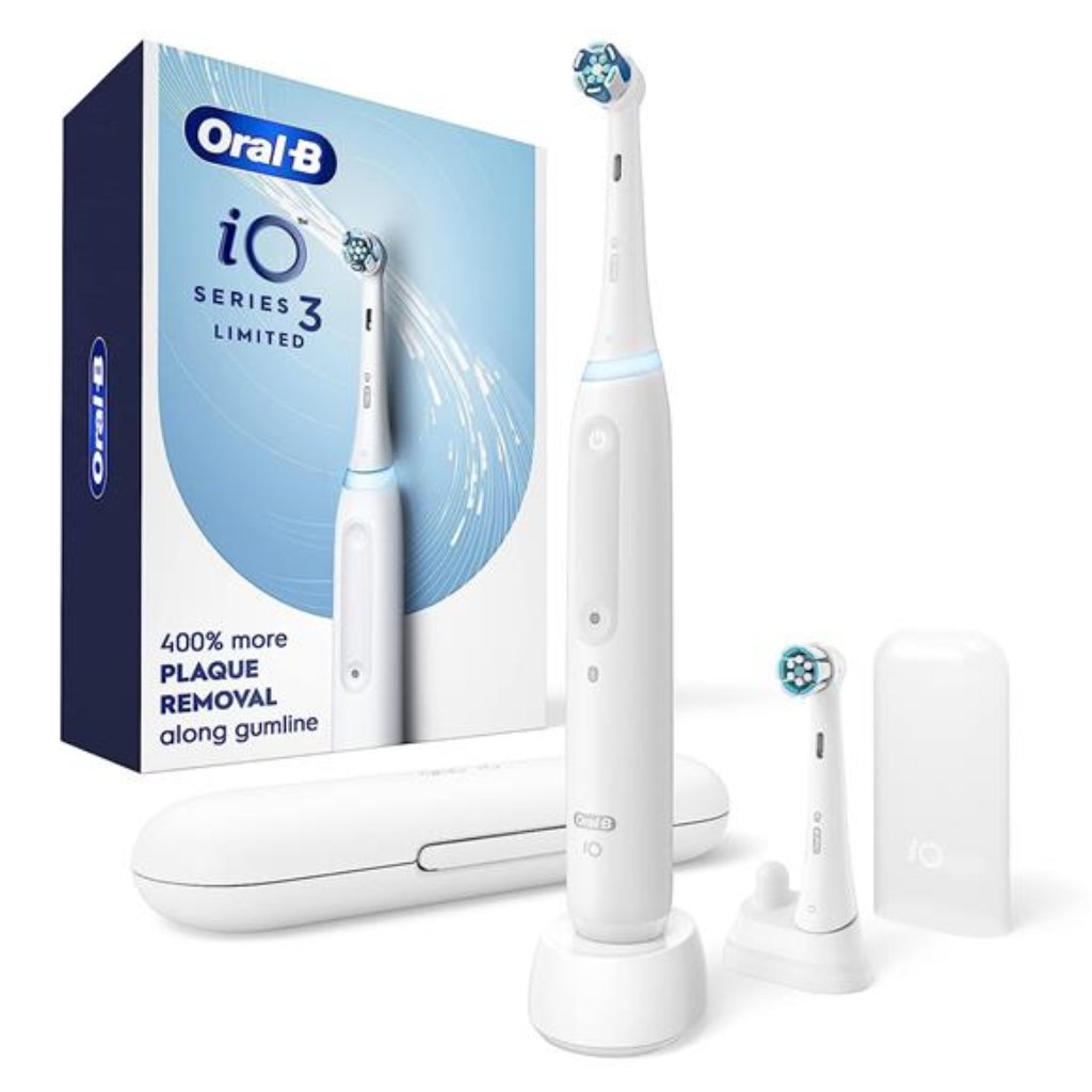 Oral-B Io Deep Clean Rechargeable Electric Powered Toothbrush, White With Io